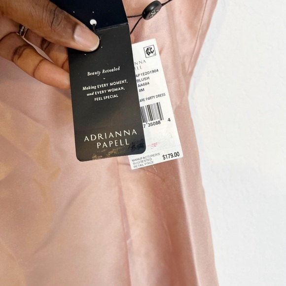 ADRIANNA PAPELL Hi-Lo Sleeveless Dress - Picture 5 of 10